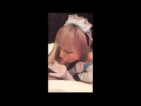 ❤️ Idol Japaneaidd [mayuka], gwisg morwyn Ffrengig, rhan 1, blowjob a jerk i ffwrdd gyda eli ❤️ Fideo porn wrthon ni ❌️